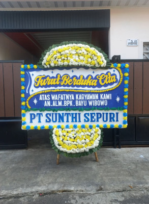 Papan Bunga Duka di Simangambat
